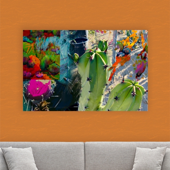 Original Watercolor Print of Desert Flora in Home Decor - Picture 2 of 3